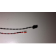 Baterie bios Laptop, CR1220W, 1CPT6, 3V, 220mAh, CDA 53, 5.5cm, rosu si negru, conector ACES 50375, 1.0 mm, 2 pini