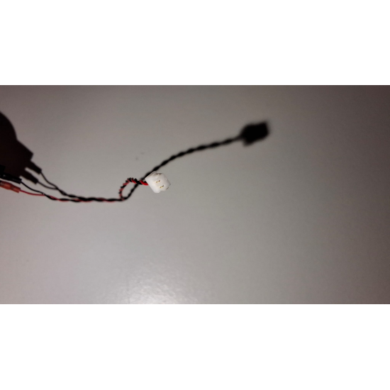 Baterie bios Laptop, CR1220W, 1CPT6, 3V, 220mAh, CDA 53, 5.5cm, rosu si negru, conector ACES 50375, 1.0 mm, 2 pini