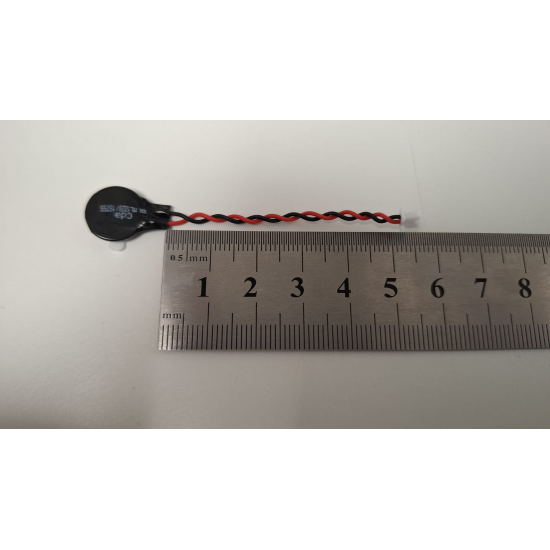 Baterie bios Laptop, ML1220, 1ST55, 3V, 220mAh, CDA 53, 5.5cm, rosu si negru, conector Molex 51021, 1.25 mm, 2 pini