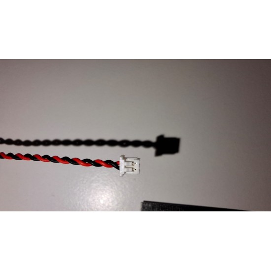 Baterie bios Laptop, CR2025, 1ST55, 3V, 220mAh, CDA 53, 5.5cm, rosu si negru, conector ACES 50285, 1.25 mm, 2 pini