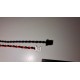 Baterie bios Laptop, CR2025, 1ST55, 3V, 220mAh, CDA 53, 5.5cm, rosu si negru, conector ACES 50285, 1.25 mm, 2 pini