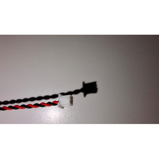 Baterie bios Laptop, CR2025, 1ST55, 3V, 220mAh, CDA 53, 5.5cm, rosu si negru, conector ACES 50285, 1.25 mm, 2 pini