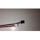 Baterie bios Laptop, CR2025, 1ST55, 3V, 220mAh, CDA 53, 5.5cm, rosu si negru, conector ACES 50285, 1.25 mm, 2 pini