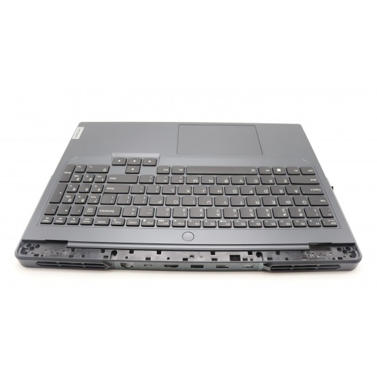 Carcasa superioara cu tastatura palmrest Laptop Gaming, Lenovo, Legion Pro 5 16IRX8 Type 82WK, 5CB1L30890, 5CB1L30894, AP2V4000100, iluminata, 4 pini, Onyx Grey, layout US