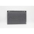 Carcasa superioara cu tastatura palmrest Laptop Gaming, Lenovo, Legion 7-16ACHg6 Type 82N6, 5CB1D05140, 5CB1D05147, AM1ZU000110, iluminata, RGB, 20 pini, gri, layout US