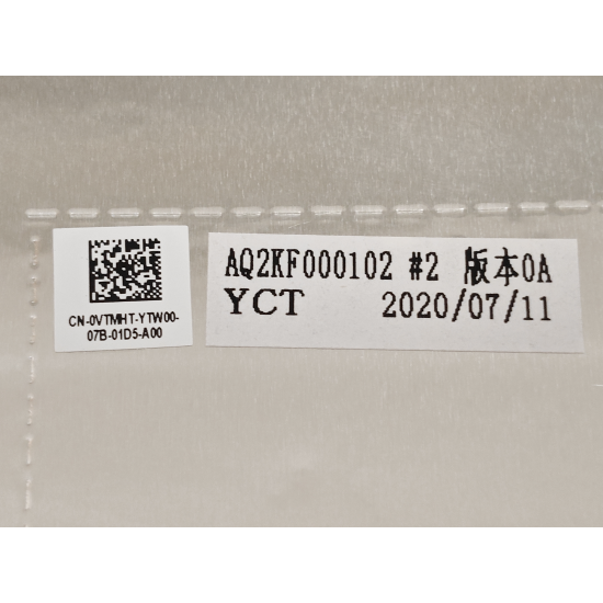 Capac Display Laptop, Dell, Precision 7530, P74F, P74F001, VTMHT, 0VTMHT, AQ2KF000102, gri inchis