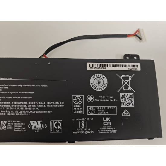 Baterie Laptop Gaming, Acer, Nitro 5 AN515-47, KT.0040G.015, 4ICP4/70/88, AP21D8M, 15.4V, 3733mAh, 57.48Wh