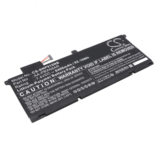 Baterie compatibila Laptop, Samsung, NP900X4B, NP900X4C, NP900X4D, CS-SNP910NB, AA-PBXN8AR, 7.4V, 8400mAh, 62.16Wh