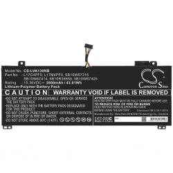 Baterie compatibila Laptop, Lenovo, IdeaPad S530-13IML Type 81WU, CS-LVA130NB, L17C4PF0, L17M4PF0, SB10W67316, SB10W67414, 5B10R38650, 5B10W67405, 15.36V, 2800mAh, 43.01Wh