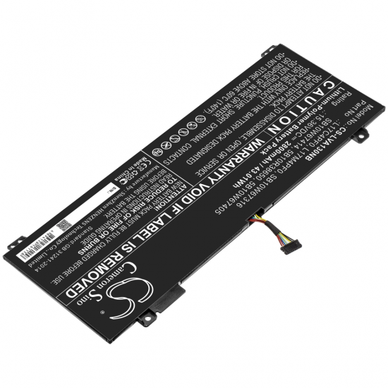 Baterie compatibila Laptop, Lenovo, IdeaPad S530-13IWL Type 81J7, CS-LVA130NB, L17C4PF0, L17M4PF0, SB10W67316, SB10W67414, 5B10R38650, 5B10W67405, 15.36V, 2800mAh, 43.01Wh