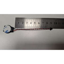 Baterie bios Laptop, CR2016W, 1MT85, 3V, 220mAh, CDA 61, 8.5cm, rosu si negru, conector ACES 50285, 2 pini