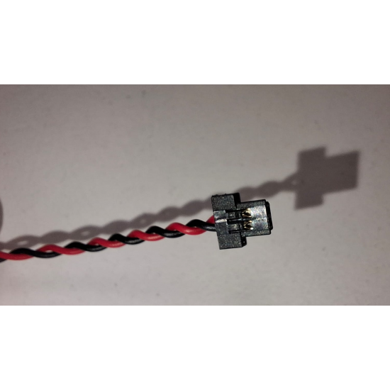 Baterie bios Laptop, CR2016W, 1MT85, 3V, 220mAh, CDA 61, 8.5cm, rosu si negru, conector ACES 50285, 2 pini