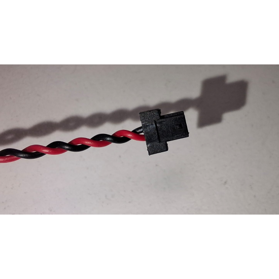 Baterie bios Laptop, CR2016W, 1MT85, 3V, 220mAh, CDA 61, 8.5cm, rosu si negru, conector ACES 50285, 2 pini