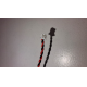 Baterie bios Laptop, CR2016, 1ST55, 3V, 220mAh, CDA 64, 5.5cm, rosu si negru, conector Molex 51021, 2 pini