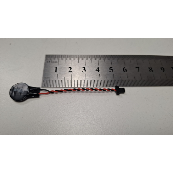 Baterie bios Laptop, ML1220, 1MT55, 3V, 220mAh, CDA  53, 5.5CM, rosu si negru, conector ACES 50285, 2 pini