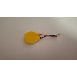 Baterie bios Laptop, CR2032, 3V, 220mAh, 3.5CM, Rosu (+), Alb/Negru (-), conector ACES 50285, 3 pini