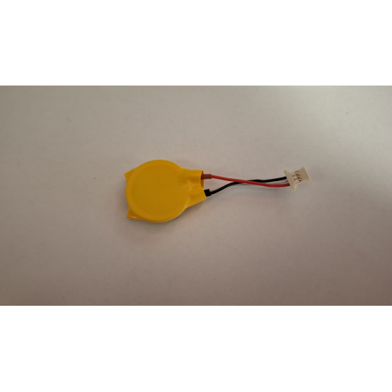 Baterie bios Laptop, CR2032, 3V, 220mAh, 3.5CM, Rosu (+), Alb/Negru (-), conector ACES 50285, 3 pini