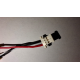 Baterie bios Laptop, CR2032, 3V, 220mAh, 3.5CM, Rosu (+), Alb/Negru (-), conector ACES 50285, 3 pini