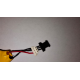 Baterie bios Laptop, CR2032, 3V, 220mAh, 3.5CM, Rosu (+), Alb/Negru (-), conector ACES 50285, 3 pini