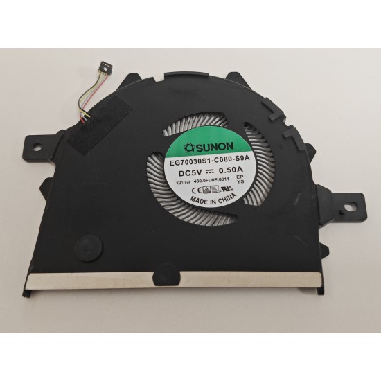 Cooler Laptop, Lenovo, IdeaPad 730S-13IWL Type 81JB, 5H40S72903, EG70030S1-C080-S9A, 5V, 0.50A