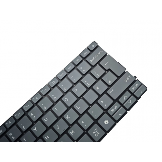 Tastatura Laptop, HP, ProBook 4 G1i 14 inch, iluminata, gri, layout UK