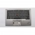 Carcasa superioara cu tastatura palmrest Laptop, Lenovo, ThinkPad X1 Carbon 6th Gen 6, Type 20KH, 20KG, 01YU555, 01YU591, AM16R000310, iluminata, argintie, layout UK
