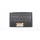 Carcasa superioara cu tastatura palmrest Laptop, Lenovo, ThinkPad X1 Carbon 6th Gen 6, Type 20KH, 20KG, 01YR564, 01YR600, AM16R000800, iluminata, neagra, layout UK