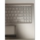 Carcasa superioara cu tastatura palmrest Laptop, Asus, ZenBook 15 UX534F, UX534FA, UX534FAC, UX534FT, UX534FTC, 90NB0NM5-R30380, 13NB0NM1P01011-1, 13N1-9DA0Q01, 13NB0NM5AM0301, UX534FAC-2S, 13NB0NMXM06X1X, iluminata, argintie, layout Ceh si Slovac
