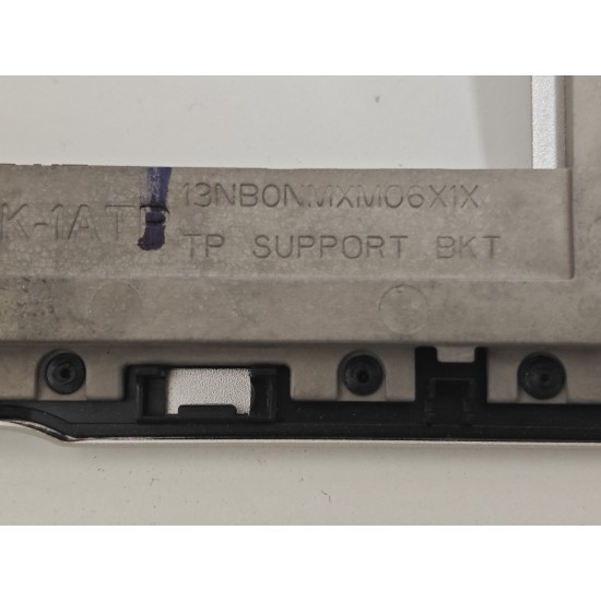 Carcasa superioara cu tastatura palmrest Laptop, Asus, ZenBook 15 UX534F, UX534FA, UX534FAC, UX534FT, UX534FTC, 90NB0NM5-R30380, 13NB0NM1P01011-1, 13N1-9DA0Q01, 13NB0NM5AM0301, UX534FAC-2S, 13NB0NMXM06X1X, iluminata, argintie, layout Ceh si Slovac