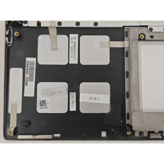 Carcasa superioara cu tastatura palmrest Laptop, Asus, ZenBook 15 UX534F, UX534FA, UX534FAC, UX534FT, UX534FTC, 90NB0NM5-R30380, 13NB0NM1P01011-1, 13N1-9DA0Q01, 13NB0NM5AM0301, UX534FAC-2S, 13NB0NMXM06X1X, iluminata, argintie, layout Ceh si Slovac