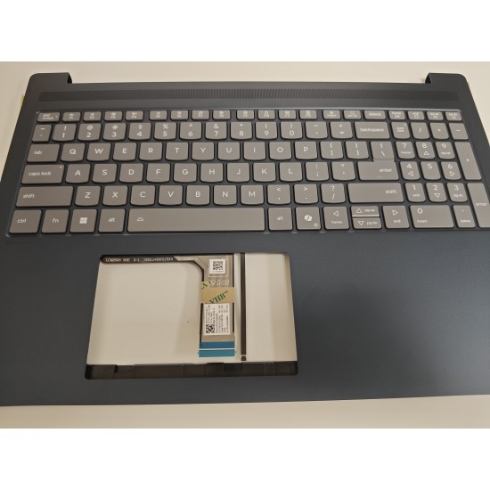 Carcasa superioara palmrest cu tastatura Laptop, Lenovo, IdeaPad Slim 5 16AHP10 Type 83HW, 5CB1R07965, HQ252020041, NB7203B, HQ26901001J60, iluminata, Cosmic Blue, layout US
