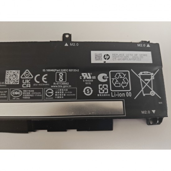 Baterie Laptop Gaming, HP, M39179-005, M39179-001, M3822-1D1, M39180-800, M38822-AC1, M38822-1D1, M38822-171, WK04, WK04XL, WK04070XL-PL, HSTNN-IB9V, HSTNN-OB2C, CU2611, 15.4V, 4323mAh, 70.07Wh