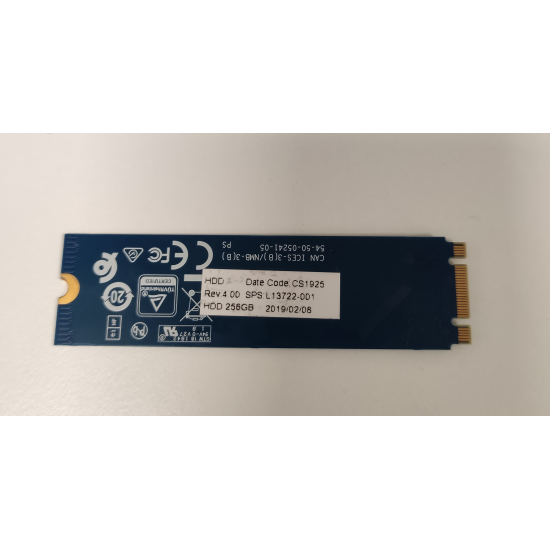 Solid State Drive (SSD) Western Digital PC SN520, 256GB, PCIe Gen 3.0 x 2, NVMe M.2, 2280, SDAPNUW-256G-1006, 1700 MB/s, 1300 MB/s, Laptop/Desktop, Refurbished