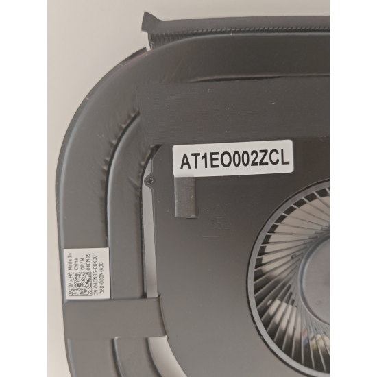 Cooler Laptop cu radiator, Dell, Latitude E5570, P48F, P48F001, 4CN35, 04CN35, AT1EO002ZCL, EG50060S1-C240-S9A, pentru echipamente cu placa video dedicata, 5V, 0.4A