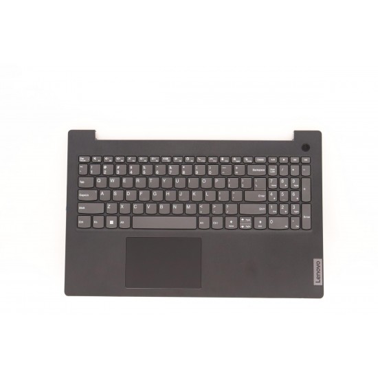 Carcasa superioara cu tastatura palmrest Laptop, Lenovo, V15 G3 ABA Type 82TV, 5CB1H80220, AP2ES000310, AM2ES000100, JV570, neagra, layout US