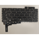 Tastatura Laptop Gaming, Asus, ROG Zephyrus G16 GU605C, GU605CP, GU605CR, GU605CW, iluminata, RGB 4 Zone, 16 pini, alba, layout US