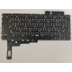 Tastatura Laptop Gaming, Asus, ROG Zephyrus G16 GU605C, GU605CP, GU605CR, GU605CW, iluminata, RGB Per Key, 12 pini, gri, layout US