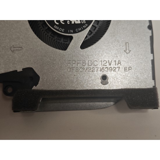 Cooler procesor Laptop Gaming, Asus, ROG Strix G17 G713IR, G713IM, 13NR0540P01011, DFSCM227163927-FNAB, 6033B0092301, 12V, 1A, CPU