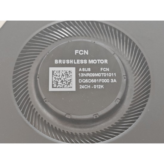 Cooler procesor Laptop Gaming, Asus, TUF F17 FX707VJ, FX707VU, 13NR09M0T01011, DFS5K22B05673J-FP82, DQ5D581F000, 5V, 0.5A, CPU