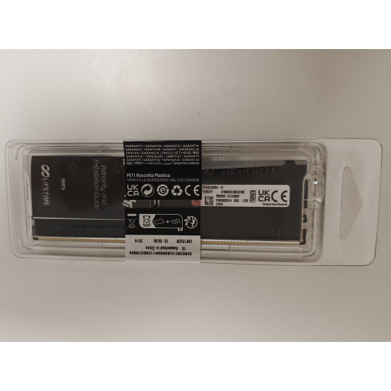 Memorie RAM PC Desktop, Kingston FURY Beast RGB, 16GB, 1Rx8, DDR5, PC5-41600, 5200MHz, 1.25V, KF552C40BBA-16, CL40, Non-ECC, UDIMM, 288 pini