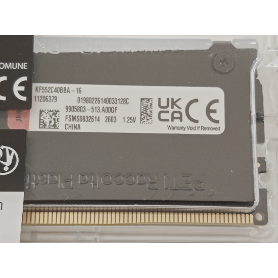 Memorie RAM PC Desktop, Kingston FURY Beast RGB, 16GB, 1Rx8, DDR5, PC5-41600, 5200MHz, 1.25V, KF552C40BBA-16, CL40, Non-ECC, UDIMM, 288 pini