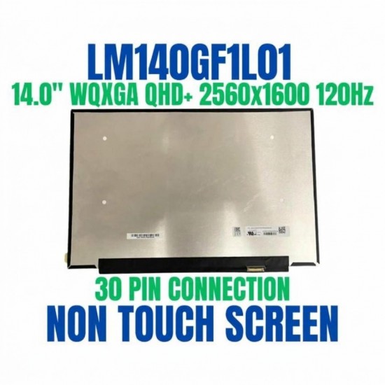 Display compatibil Laptop, BOE, NE140QDM-NX1, NE140QDM-NX2, 14.0 inch, rezolutie 2.5K, 2560x1600, WQXGA, QHD+, conector ingust, 120Hz, 40 pini