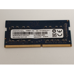 Memorie RAM Laptop, Ramaxel, 8GB, 1Rx8, DDR4, PC4-25600, 3200MHz, 1.2V, RMSA3320MJ78HAF-3200, CL22, Non-ECC, SODIMM, 260 pini