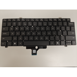 Tastatura Laptop, Dell, Precision 3490, P165G, P165G005, iluminata, neagra, layout US