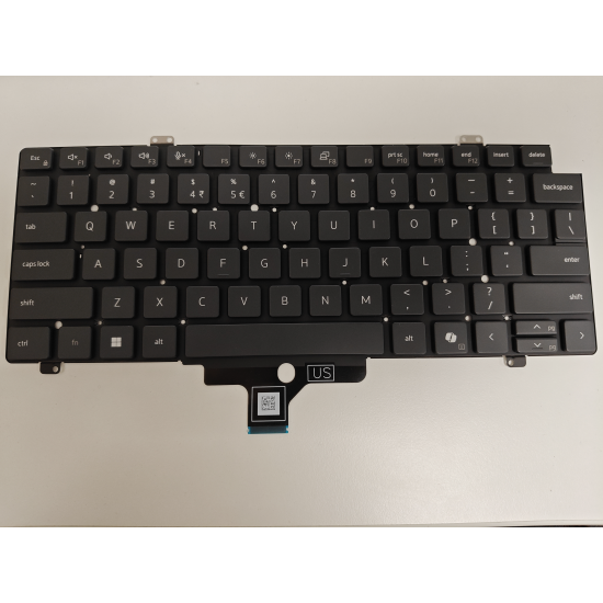 Tastatura Laptop, Dell, Precision 3490, P165G, P165G005, iluminata, neagra, layout US