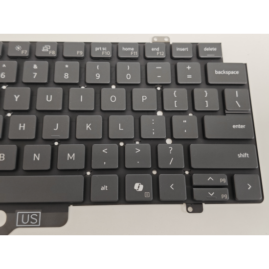 Tastatura Laptop, Dell, Precision 3490, P165G, P165G005, iluminata, neagra, layout US