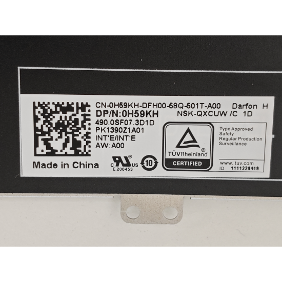 Tastatura Laptop, Dell, Precision 3490, P165G, P165G005, iluminata, neagra, layout US