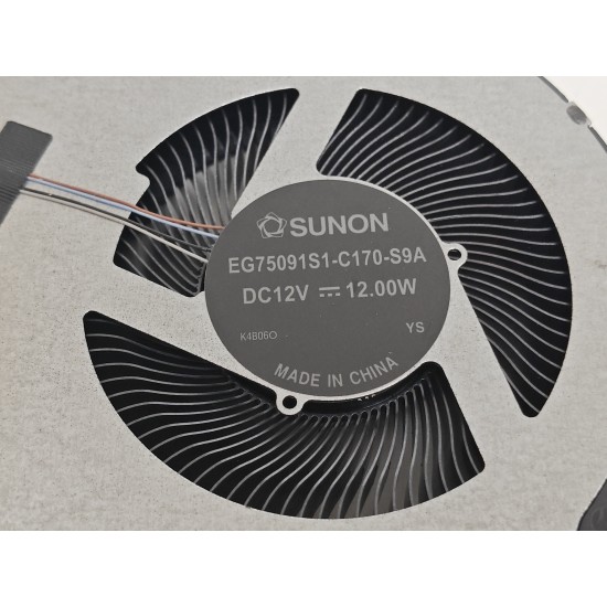 Cooler procesor Laptop Gaming, HP, Omen 17-CK, 17T-CK, TPN-Q266, M7888-001, EG75091S1-C010-S9A, EG75091S1-C170-S9A,  SOLDQ5DC99C006, SOLDQ5DC99C008, 12V, 1A, 12W, CPU