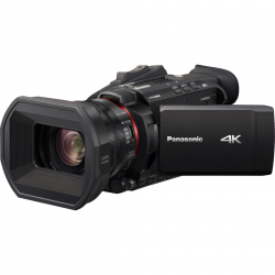 Cameră video profesională Panasonic HC-X1500, 4K UHD, 60p, zoom optic 24x, Obiectiv Leica, 2 sloturi memorie SD, stabilizare pe 5 axe, HDMI, Wi-Fi+, Full Box, Refurbished