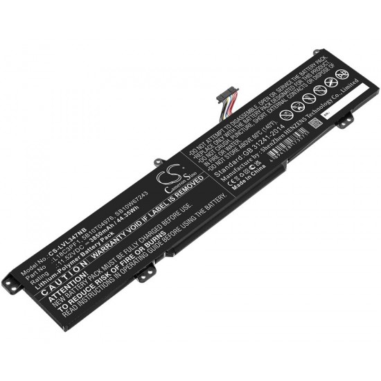 Baterie compatibila Laptop Gaming, Lenovo, IdeaPad L340-17IRH Type 81LL, 5B10T04976, SB10W67243, CS-LVL347NB, L18C3PF1, 11.52V, 3850mAh, 44.35Wh